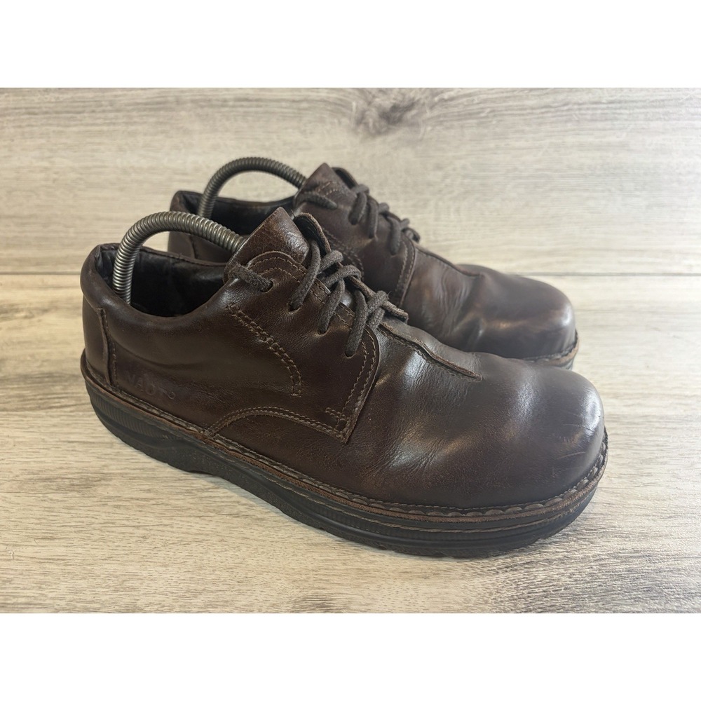 Naot Yukon Lace Up Leather Shoes Mens 8 EU 41 Sneakers Comfort Dress Chunky